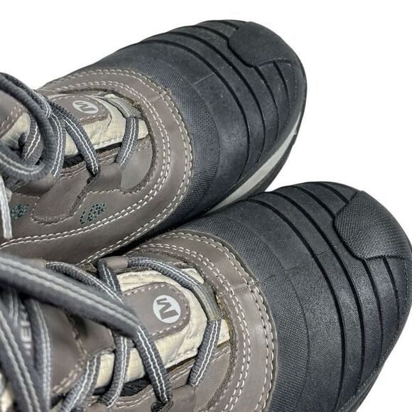 Merrell gray snowbound mid waterproof winter boots size 8.5 - Picture 5 of 15
